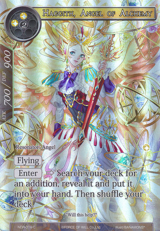 Haggith Angel of Alchemy NDR 009 Full Art Common Force of Will New Dawn Rises Singles Haggith Angel of Alchemy NDR 009 Full Art Common Force of Will New Dawn Rises Singles