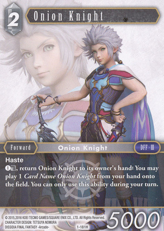 Onion Knight 1 181H Alternate Art Hero Opus I Collection Singles Onion Knight 1 181H Alternate Art Hero Opus I Collection Singles