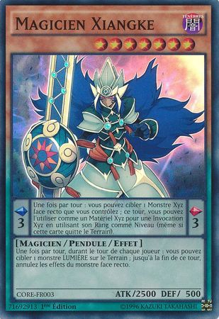 Magicien Xiangke Xiangke Magician CORE FR003 Super Rare 1st Edition French Yugioh Cards Magicien Xiangke Xiangke Magician CORE FR003 Super Rare 1st Edition French Yugioh Cards