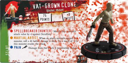 Vat Grown Clone 081 The Lab HorrorClix HorrorClix The Lab Singles Vat Grown Clone 081 The Lab HorrorClix HorrorClix The Lab Singles