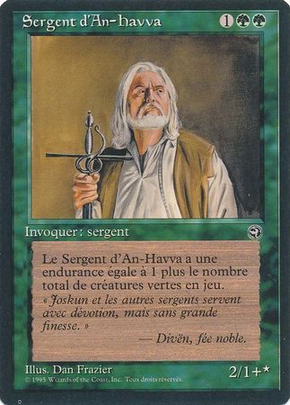 Sergent d An havva Homelands French Sergent d An havva Homelands French