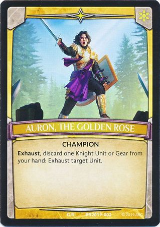 Auron the Golden Rose PR2019 002 Promo Argent Saga TCG Promos Auron the Golden Rose PR2019 002 Promo Argent Saga TCG Promos