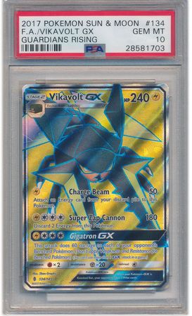 Pokemon Guardians Rising Vikavolt-GX #134//145 Full Art Ultra Rare Card