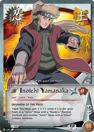 Inoichi Yamanaka N 160 Rare Naruto Revenge and Rebirth Inoichi Yamanaka N 160 Rare Naruto Revenge and Rebirth