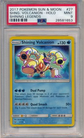 Shining Volcanion 27 73 PSA Mint 9 Holo Rare S M Shining Legends 1653 Sun Moon Shining Legends Singles Shining Volcanion 27 73 PSA Mint 9 Holo Rare S M Shining Legends 1653 Sun Moon Shining Legends Singles