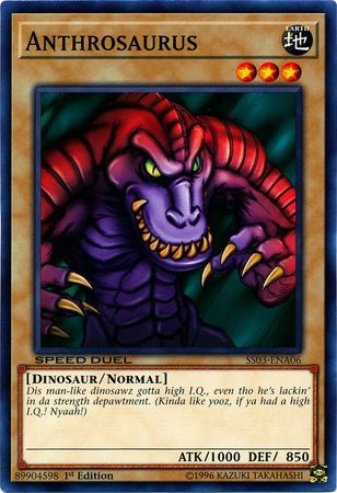 Anthrosaurus SS03 ENA06 Common 1st Edition Anthrosaurus SS03 ENA06 Common 1st Edition