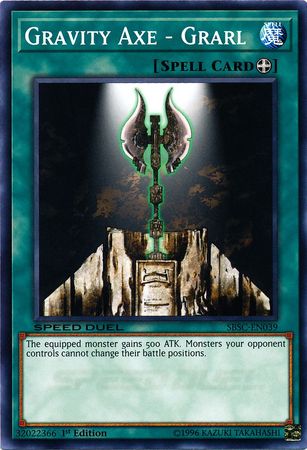 Gravity Axe Grarl SBSC EN039 Common 1st Edition Gravity Axe Grarl SBSC EN039 Common 1st Edition
