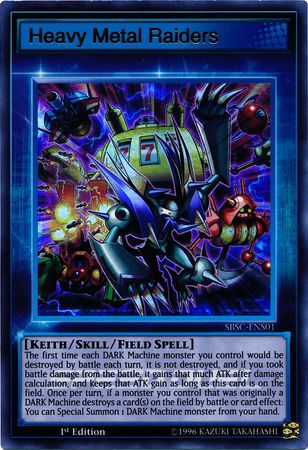 Heavy Metal Raiders SBSC ENS01 Ultra Rare 1st Edition Heavy Metal Raiders SBSC ENS01 Ultra Rare 1st Edition