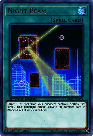 Night Beam SBSC EN043 Ultra Rare 1st Edition Night Beam SBSC EN043 Ultra Rare 1st Edition