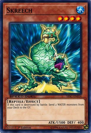 Skreech SBSC EN014 Common 1st Edition Speed Duel Scars of Battle Singles Skreech SBSC EN014 Common 1st Edition Speed Duel Scars of Battle Singles
