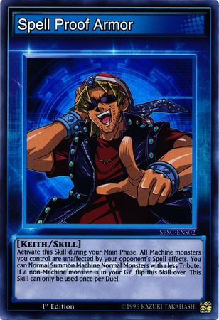 Spell Proof Armor SBSC ENS02 Super Rare 1st Edition Spell Proof Armor SBSC ENS02 Super Rare 1st Edition