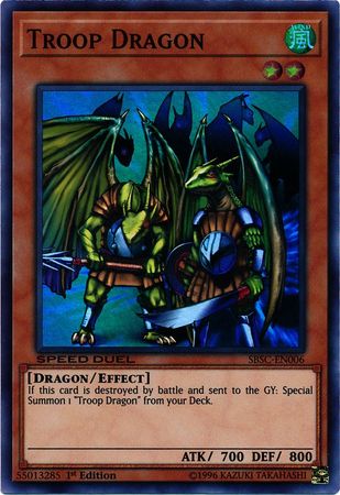 Troop Dragon SBSC EN006 Super Rare 1st Edition Troop Dragon SBSC EN006 Super Rare 1st Edition