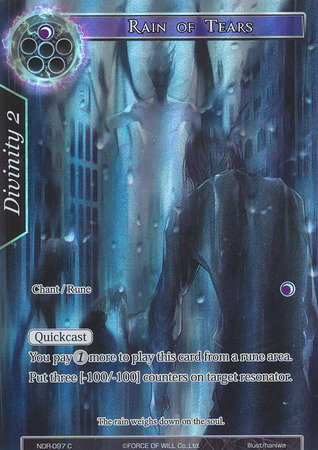 Rain of Tears NDR 097 Full Art Common Force of Will New Dawn Rises Singles Rain of Tears NDR 097 Full Art Common Force of Will New Dawn Rises Singles