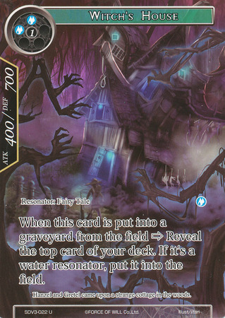 Witch s House SDV3 022 Uncommon Force of Will Starter Deck Singles Witch s House SDV3 022 Uncommon Force of Will Starter Deck Singles