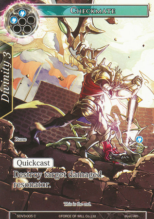 Checkmate SDV3 005 Common Force of Will Starter Deck Singles Checkmate SDV3 005 Common Force of Will Starter Deck Singles