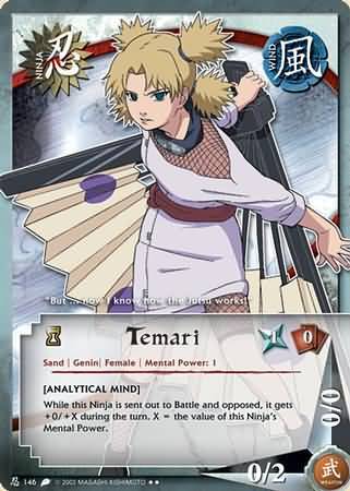 Temari N 146 Rare Naruto Revenge and Rebirth Temari N 146 Rare Naruto Revenge and Rebirth