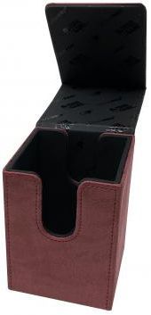 Ultra Pro Alcove Flip Box Suede Ruby Red Deck Box UP85770 Ultra Pro Alcove Flip Box Suede Ruby Red Deck Box UP85770