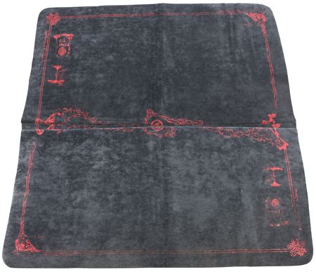 SpellGround Classic Black w Red 2 Player Playmat Khalsa Brain Games SpellGround Classic Black w Red 2 Player Playmat Khalsa Brain Games