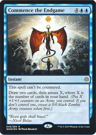 Commence the Endgame 045 264 WAR Pre Release Foil Promo Magic The Gathering Promo Cards Commence the Endgame 045 264 WAR Pre Release Foil Promo Magic The Gathering Promo Cards