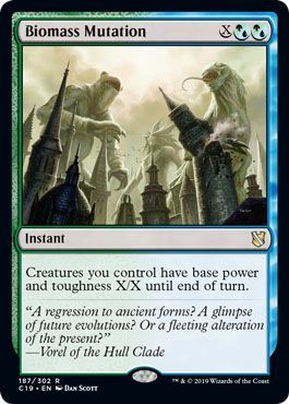 Biomass Mutation 187 302 Commander 2019 Singles Biomass Mutation 187 302 Commander 2019 Singles
