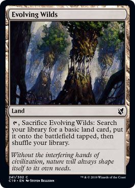 Evolving Wilds 241 302 Commander 2019 Singles Evolving Wilds 241 302 Commander 2019 Singles