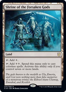 Shrine of the Forsaken Gods 273 302 Commander 2019 Singles Shrine of the Forsaken Gods 273 302 Commander 2019 Singles