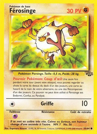 Ferisinge Mankey 55 64 French Common Unlimited All Pokemon Singles Ferisinge Mankey 55 64 French Common Unlimited All Pokemon Singles