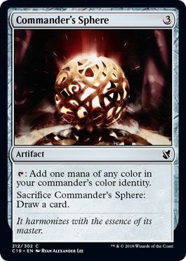 Commander s Sphere 212 302 Commander 2019 Singles