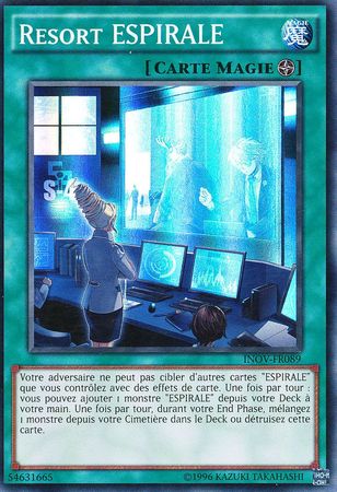 Resort ESPIRALE SPYRAL Resort INOV FR089 Super Rare French Unlimited French Yugioh Cards Resort ESPIRALE SPYRAL Resort INOV FR089 Super Rare French Unlimited French Yugioh Cards