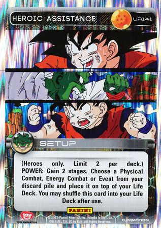 Heroic Assistance Ultra Rare UR141 Foil Heroic Assistance Ultra Rare UR141 Foil