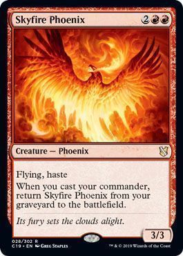 Skyfire Phoenix 028 302 Commander 2019 Singles Skyfire Phoenix 028 302 Commander 2019 Singles