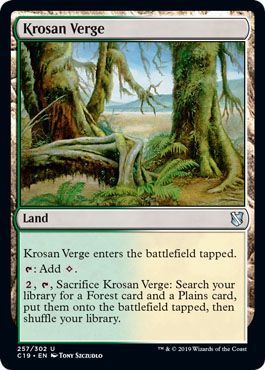 Krosan Verge 257 302 Commander 2019 Singles Krosan Verge 257 302 Commander 2019 Singles