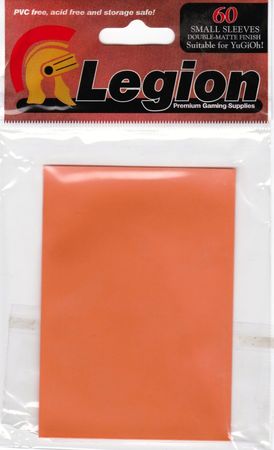 Legion Supplies Matte Orange 60ct Yugioh Sized Sleeves YGODMO Legion Supplies Matte Orange 60ct Yugioh Sized Sleeves YGODMO