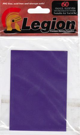 Legion Supplies Matte Purple 60ct Yugioh Sized Sleeves YGODMP Legion Supplies Matte Purple 60ct Yugioh Sized Sleeves YGODMP