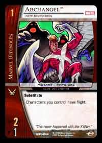 Archangel New Defender MTU 044 Common Vs System Marvel Team Up Archangel New Defender MTU 044 Common Vs System Marvel Team Up