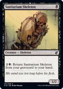 Sanitarium Skeleton 127 302 Commander 2019 Singles Sanitarium Skeleton 127 302 Commander 2019 Singles