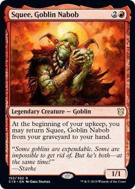 Squee Goblin Nabob 152 302 Commander 2019 Singles Squee Goblin Nabob 152 302 Commander 2019 Singles