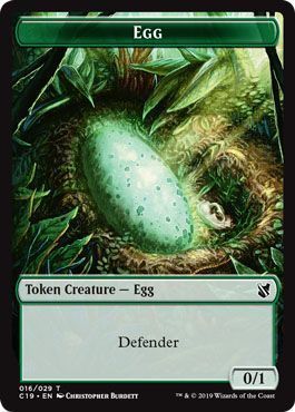 Egg Token Green 016 029 Gargoyle Token 022 029 C19 Egg Token Green 016 029 Gargoyle Token 022 029 C19