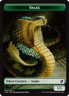 Plant Token 017 029 Snake Token 020 029 C19 Commander 2019 Singles Plant Token 017 029 Snake Token 020 029 C19 Commander 2019 Singles