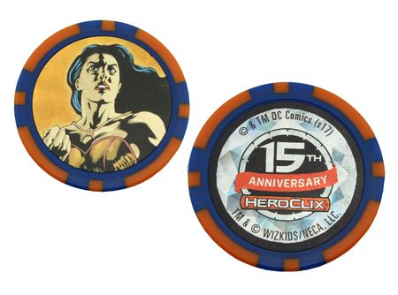 Wonder Woman 15th Anniversary Elseworlds Token DC Heroclix Wonder Woman 15th Anniversary Elseworlds Token DC Heroclix