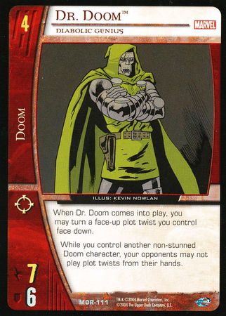 Dr Doom Diabloic Genius MOR 111 Uncommon Vs System Marvel Origins Dr Doom Diabloic Genius MOR 111 Uncommon Vs System Marvel Origins