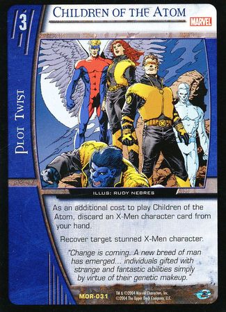 Children of the Atom MOR 031 Rare Vs System Marvel Origins Children of the Atom MOR 031 Rare Vs System Marvel Origins