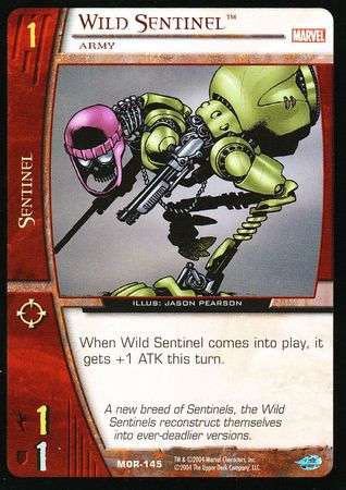 Wild Sentinel Army MOR 145 Common Vs System Marvel Origins Wild Sentinel Army MOR 145 Common Vs System Marvel Origins