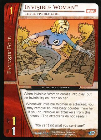 Invisible Woman The Invisible Girl MOR 050 Uncommon Invisible Woman The Invisible Girl MOR 050 Uncommon