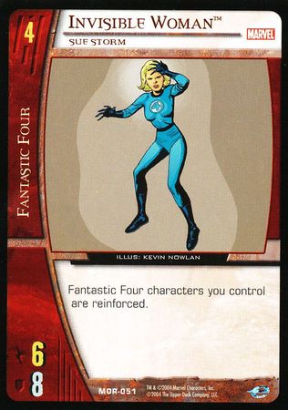 Invisible Woman Sue Storm MOR 051 Common Vs System Marvel Origins Invisible Woman Sue Storm MOR 051 Common Vs System Marvel Origins