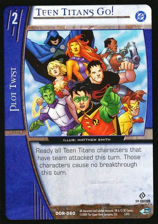 Teen Titans Go DOR 060 Common 1st Edition Vs System DC Origins Teen Titans Go DOR 060 Common 1st Edition Vs System DC Origins