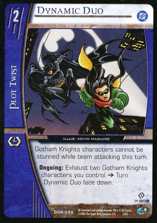 Dynamic Duo DOR 028 Uncommon 1st Edition Vs System DC Origins Dynamic Duo DOR 028 Uncommon 1st Edition Vs System DC Origins