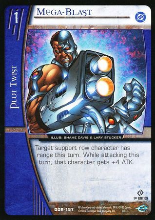 Mega Blast DOR 157 Common 1st Edition Vs System DC Origins Mega Blast DOR 157 Common 1st Edition Vs System DC Origins