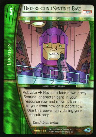 Underground Sentinel Base MOR 155 Rare Foil Underground Sentinel Base MOR 155 Rare Foil
