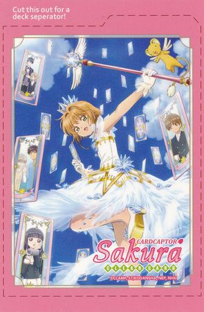 Cardcaptor Sakura Clear Card Deck Divider Weiss Schwarz Cardcaptor Sakura Clear Card Deck Divider Weiss Schwarz